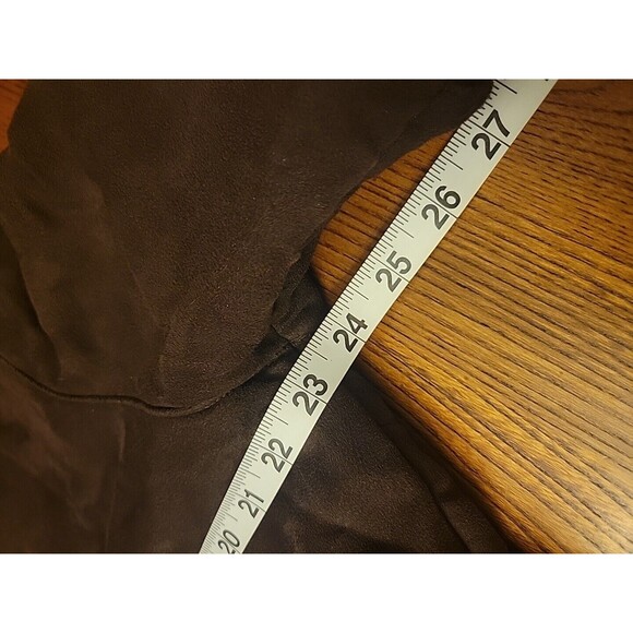 Womens Vintage Espirit Jacket Dark Brown 2 Pockets Sz Large - Picture 8 of 13